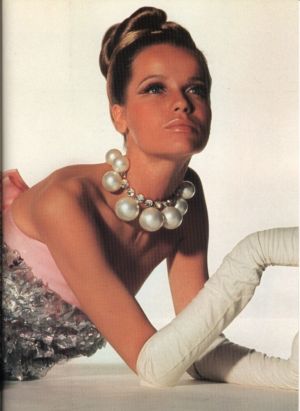 Veruschka - 1966 Sarmi evening dress